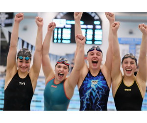 Girls' 400 yard Freestyle Relay Obliterates Pool Record!